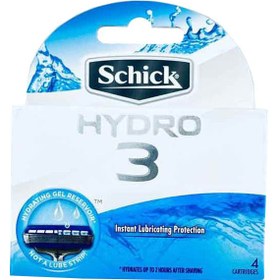 تصویر تیغ یدک شیک مدل Hydro3 بسته 4 عددی تیغ یدک شیک مدل Hydro3 بسته 4 عددی