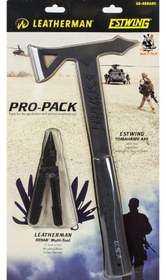 تصویر پک کامل تبر استوینگ و ابزار چندکاره لدرمن Rebar Leatherman Pro-Pack