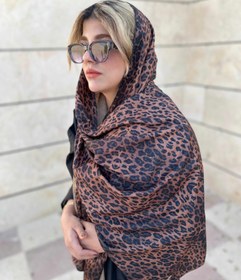 تصویر شال پلنگی - پلنگی روشن 