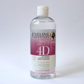 تصویر میسلار واتر (پاک کننده آرایش) سفیدکننده 4D اولاین حجم 400 میلی لیتر – EVELINE WHITE PRESTIGE 4D MICELLAR WATER 