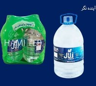 تصویر آب مقطر زلال 5 لیتری یک بار تقطیر (پالت 4 عددی) - پالت 4 عددی 