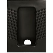 تصویر توالت زمینی مروارید مدل یاریس 59 تخت ریم بسته رنگی - ذغالی Yaris squat pans-deep