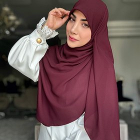 تصویر روسری کرپ حریر 