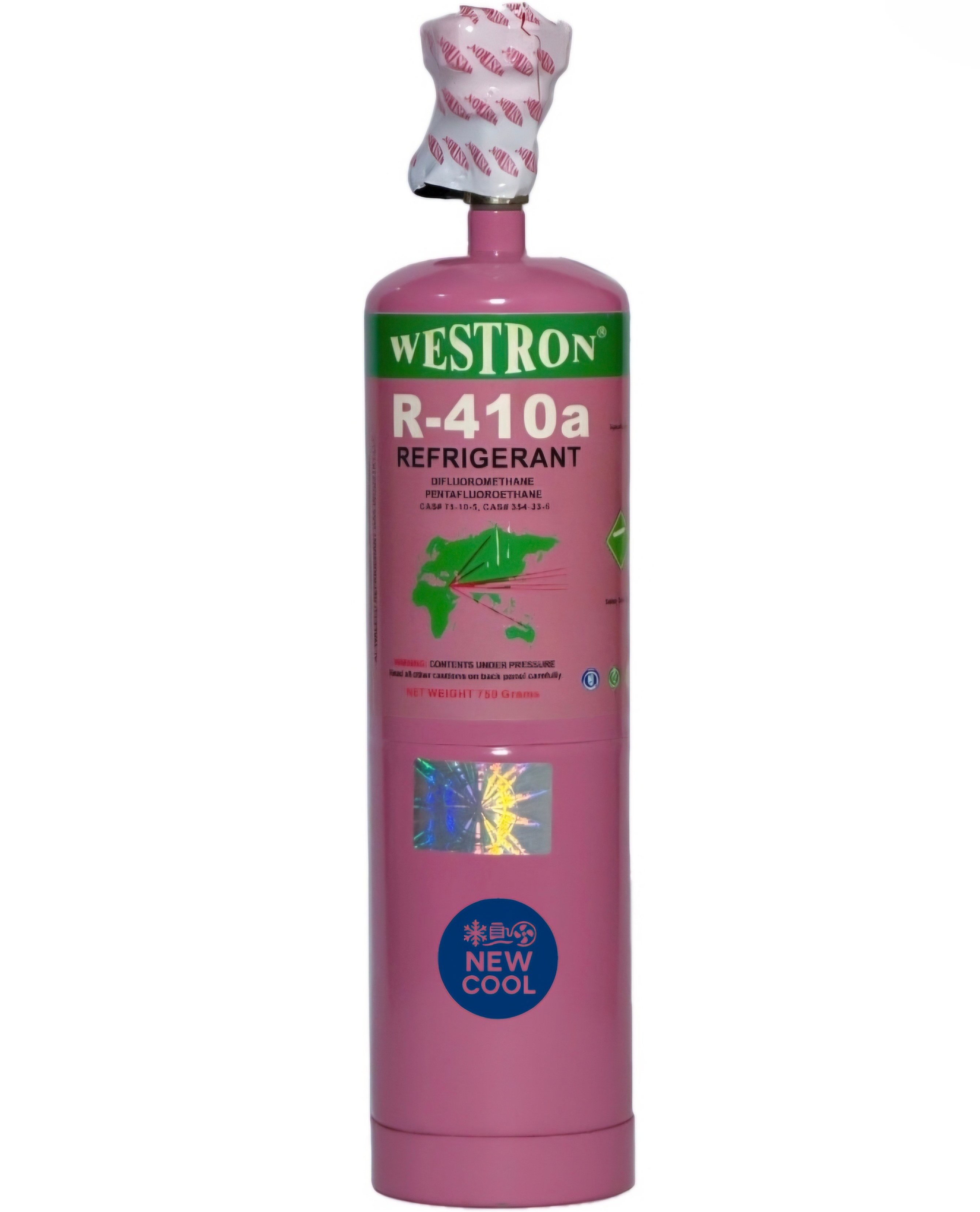 گاز مبرد R410 اصل امارات ۸۰۰ گرم وسترون