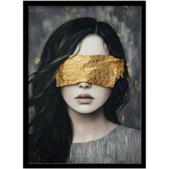 تصویر تابلو مدل پرتره مدرن و انتزاعی کد 3358 | تابلو فریم‌چاپ، تابلو بوم 