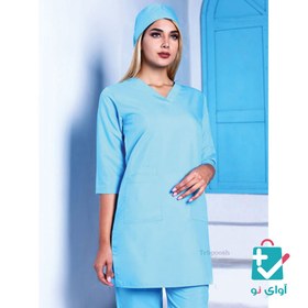 تصویر اسکراب پزشکی و جراحی زنانه مدل 301 طب پوش 