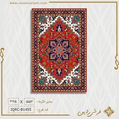 تصویر نخ و نقشه زیرپایی هریس کد B1455 