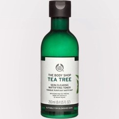 تصویر ژل شستشو و تونر تی تری د بادی شاپ THE BODY SHOP TEA TREE MATTIFYING TONER