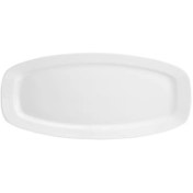 تصویر دیس کباب چینی زرین سفید (سایز 60) Zarin Iran Hotel-49 White 1 Piece Porcelain kebab-platter 60