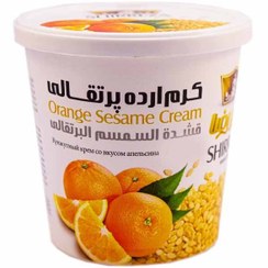 تصویر کرم ارده پرتقالی شیررضا 200 گرمی Shirreza orange cream 200 grams