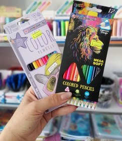 تصویر مداد رنگی ۱۲رنگ 