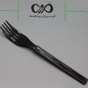 تصویر چنگال یکبار مصرف اترک مشکی وی آی پی VIP (1000 عددی) 