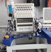 تصویر کد A2: دستگاه گلدوزی تک کله هولیما دارای قیطون و منجوق دستگاه گلدوزی به همراه قیطون برقی و پایه منجوق زن مدل 2021 ابعاد 50*120 15 سوزن قیمت اکازیون HOLIMA Single-head embroidery machine with beaded base