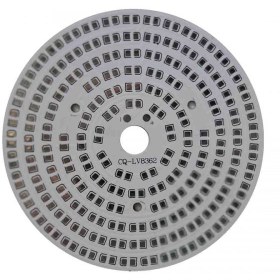 تصویر پی سی بی pcb دایره ای 135 ال ای دی قطر 103 میلی متر 