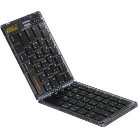 تصویر کیبورد بی سیم تاشو پرودو مدل ETK03 طرح کریستال 