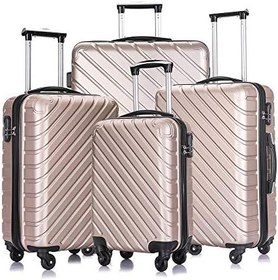 تصویر Luggage sets 4 Piece Suitcase Luggage Sets - Carry on Luggage with Spinner Wheels 