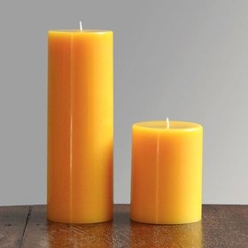 تصویر رنگ شمع مایع پرتقالی با قطره چکان 