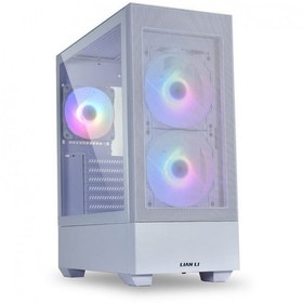 تصویر کیس کامپیوتر لیان لی Lancool 205 Mesh Mid Tower سفید LIAN LI Lancool 205 Mesh Mid Tower White Computer Case