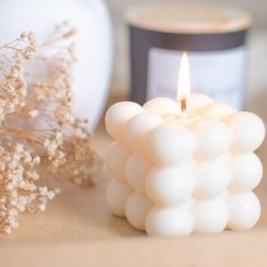 تصویر شمع روبیک bubble candle