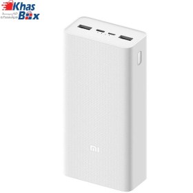 تصویر پاور بانک شیائومی مدل Redmi ظرفیت ۳۰ هزار فست شارژ با پورت تایپ سی و میکرو 