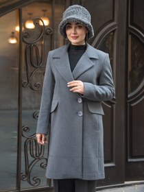 تصویر پالتو فوتر دو دکمه کوک دوزی 