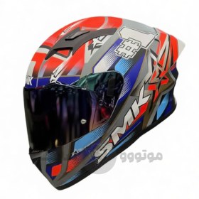 تصویر کلاه کاسکت فک ثابت SMK STELLAR کد 11 SMK STELLAR fixed-jaw helmet code 11