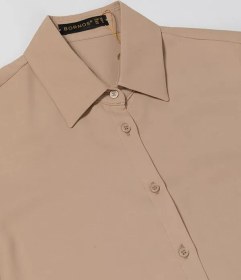 تصویر شومیز زنانه برنس Bornos کد 30104‏ - سرمه ای‏ - 42 