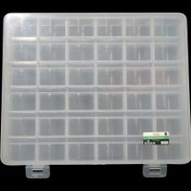 تصویر جعبه ماسوره خیاطی درب دار 25 خانه 