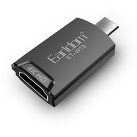 تصویر مبدل تایپ سی به اچ دی ام آی ارلدام Earldom ET-W19 Type-C to HDMI 4K/HD Converter 