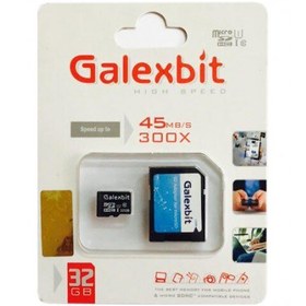 تصویر رم میکرو ۳۲ گیگ گلکس بیت Galexbit Turbo U1 70MB/s ا Galexbit 32GB micro SD TURBO 70MB/s 466X Memory Card Galexbit 32GB micro SD TURBO 70MB/s 466X Memory Card
