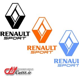 تصویر استیکر چسبی طرح RENAULT SPORT کد 10315 