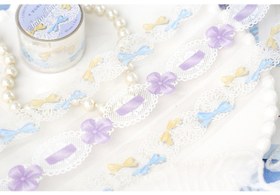 تصویر واشی پاپیونی بنفش 