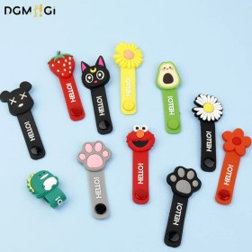 تصویر جمع کننده سیم و کابل سیلیکونی دکمه دار عروسکی 