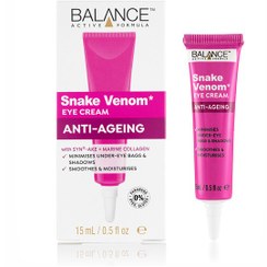 تصویر کرم دور چشم ضدپیری سم مار بالانس Balance Balance Snake Venom Anti Ageing Eye Cream15Ml 15ml