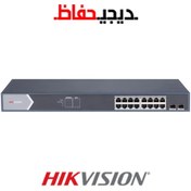 تصویر سوئیچ شبکه 18 پورت هایک ویژن مدل DS-3E0518P-E/M 