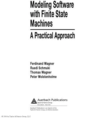 خرید و قیمت دانلود کتاب Modeling Software with Finite State Machines ...