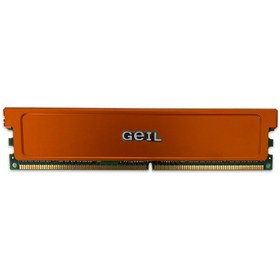 تصویر رم کامپیوتر ژل ظرفیت 2GBکلاس DDR2 فرکانس 8500 PC Ram Geil DDR2 800 2GB