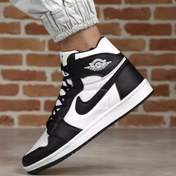 تصویر کتونی نایک ایر جردن 1 زنانه مشکی سفید| Nike air Jordan 1 Nike air Jordan 1