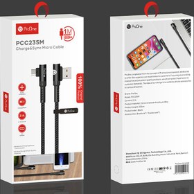 تصویر کابل شارژ اصلی پرووان Micro USB مدل PCC235M PROONE PCC235M Micro USB Charging Cable