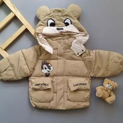 تصویر کاپشن بچگانه وارداتی( سنجابی) 