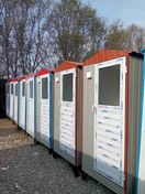 تصویر کانکس حمام سقف دوشیب 