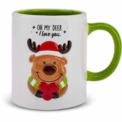 تصویر ماگ کاراجا طرح گوزن karaca animal Karaca kupa