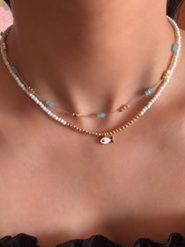 تصویر ست گردنبند رنگی 