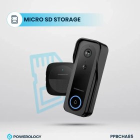 تصویر زنگ در هوشمند پاورولوژی Powerology Smart Doorbell Camera 