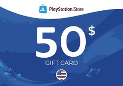 تصویر گیفت کارت 50 دلاری پلی استیشن Play Station آمریکا USA 