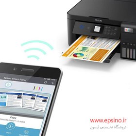 تصویر پرینتر چندکاره جوهرافشان اپسون مدل EcoTank L4260 Epson EcoTank L4260 Inkjet Printer