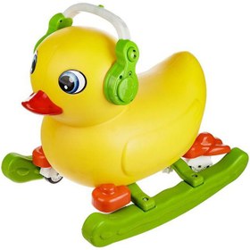 تصویر راکر کودک مدل Headphone Duck ا Headphone Duck Baby Rocker Headphone Duck Baby Rocker
