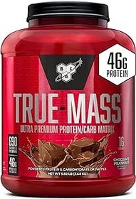 تصویر افزایش دهنده وزن BSN TRUE-MASS، پودر پروتئین افزایش دهنده توده عضلانی، میلک شیک شکلاتی، 5.82 پوند، 16 وعده (2.64 کیلوگرم) - ارسال 20 روز کاری BSN TRUE-MASS Weight Gainer, Muscle Mass Gainer Protein Powder, Chocolate Milkshake, 5.82 Lbs, 16 Servings (2.64 KG)