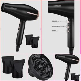 تصویر سشوار سالنی بیسمارک مدل BM2335 bismark BM2335 hair dryer