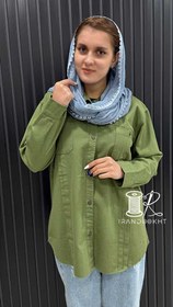 تصویر مانتو کتان کد 05 